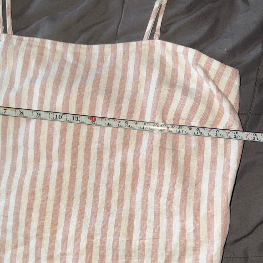 Pink and White Striped Tank Top - Picture 3 of 8